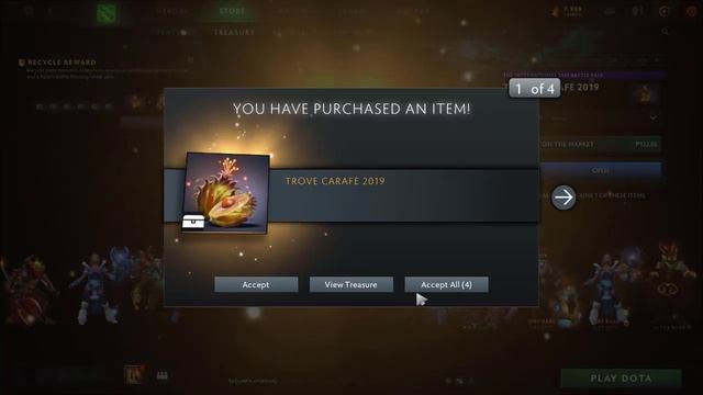 Dota 2 - Unboxing Trove Carafe 2019 смотреть онлайн