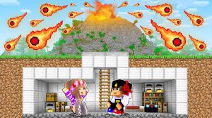 КАК МНЕ ПЕРЕЖИТЬ ИЗВЕРЖЕНИЕ ВУЛКАНА в МАЙНКРАФТ! НУБ ВИДЕО ТРОЛЛИНГ MINECRAFT Евгенбро