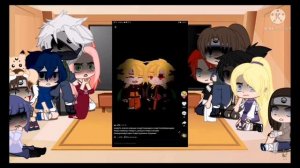 Реакция: друзей наруто на "злого Наруто"