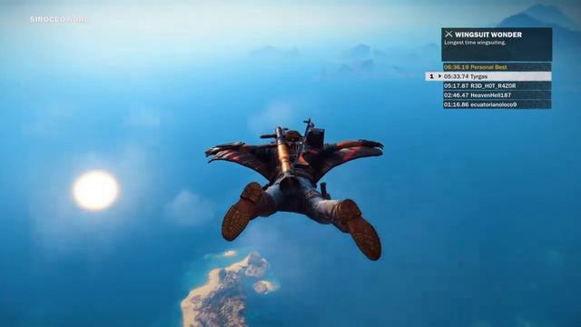 Just Cause It Is Gorgeous And Relaxing (Wingsuit Flight) | Just Cause 3