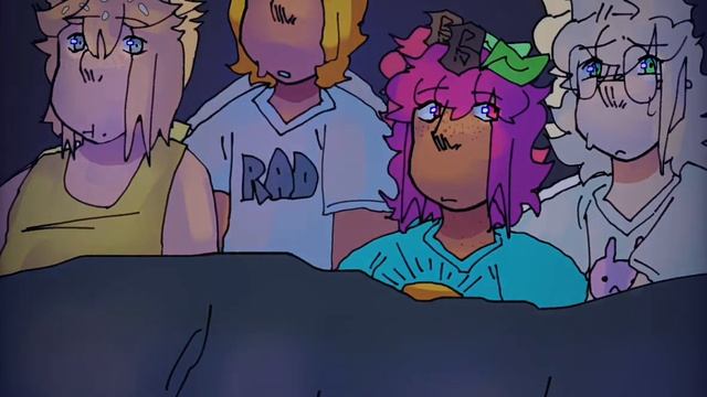 (getting ready for a scary film..) || (human ver.) Apple & Onion + Hotdog & Burger смотреть онлайн