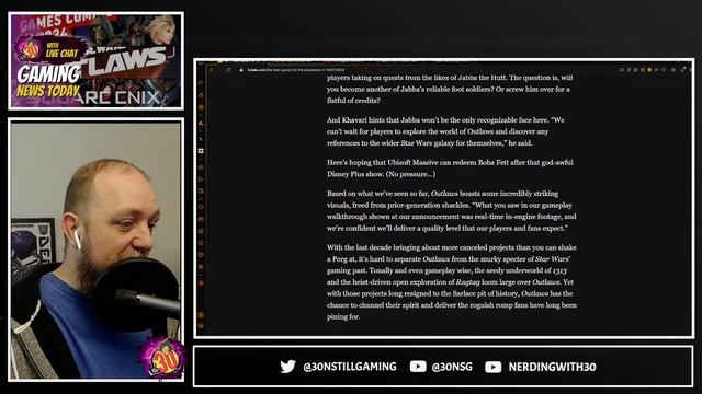 Gaming Today: Gaming Updates: Star Wars Outlaws News, 2024's Biggest Games. смотреть онлайн