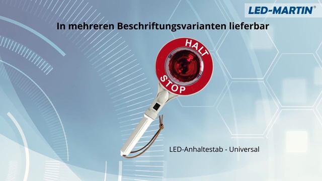 LED-MARTIN ® LED-Anhaltestab смотреть онлайн