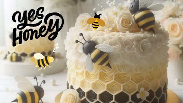 Honey cake "Bee" 🐝🍯💛 смотреть онлайн
