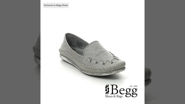 Roselli Sophie 2020-17 Grey leather Comfort Slip On Shoes смотреть онлайн