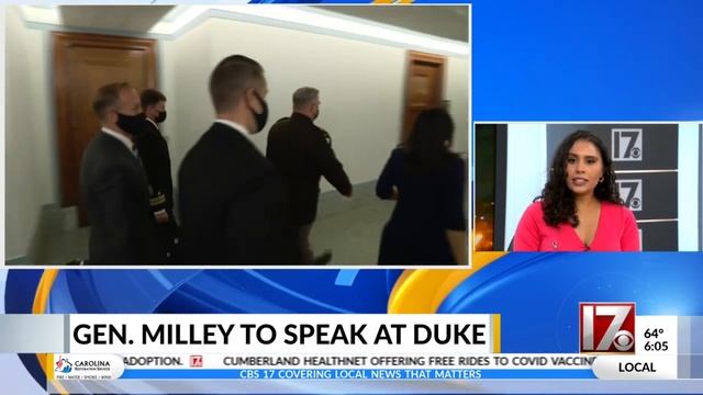 Gen. Mark Milley to speak at Duke смотреть онлайн
