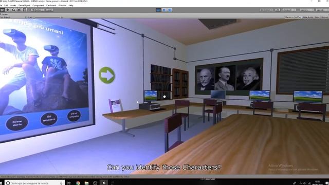 [UNITY 3D VR PROJECT]: Virtual Classroom and Presentation for Android. смотреть онлайн