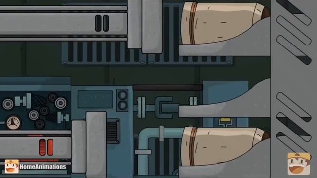 кв-44м2: залп из всех орудий!! реакция @HomeAnimations