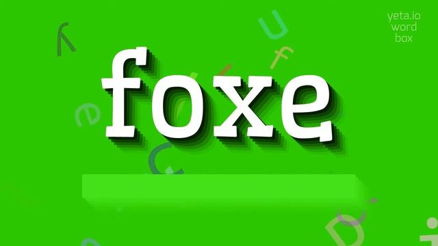 HOW TO SAY FOXE? #foxe смотреть онлайн