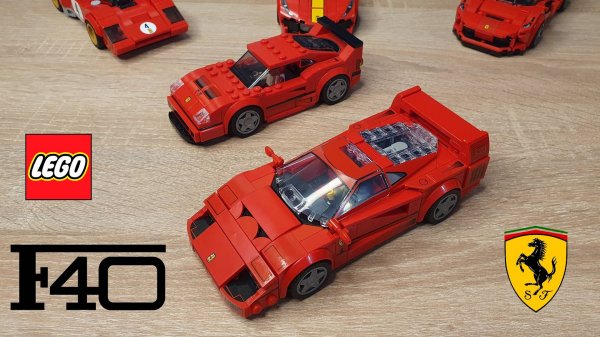 ЛЕГЕНДА В НОВОМ ФОРМАТЕ [LEGO Speed Champions 76934 Ferrari F40 Обзор]