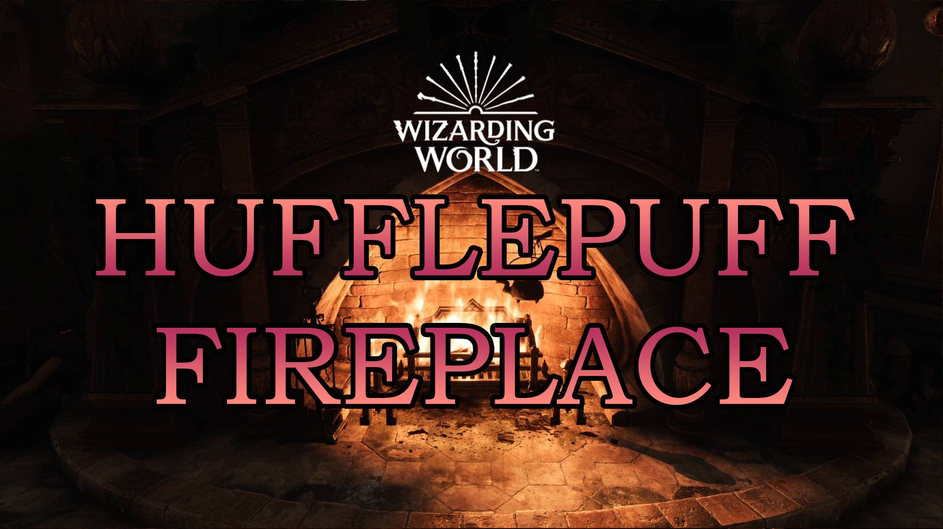 🔥Камин Пуффендуй 🔥 | HOGWARTS  LEGACY Ambience | 🔥🎄Christmas  Fireplace Hufflepuff🎄🔥