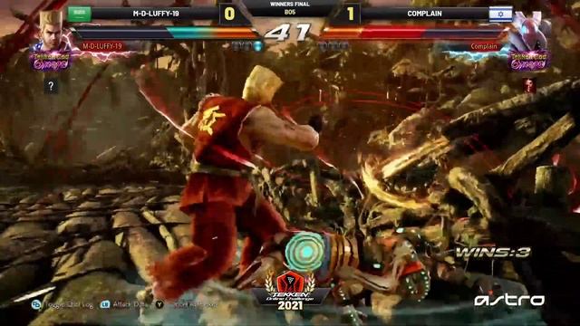 M-D-LUFFY-19 (Paul) Vs. Complain (Yoshimitsu) - TOC 2021 - Middle East Regional Finals - WF