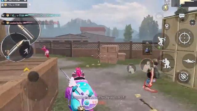 PUBG MOBILE | BELIEVER SONG BEST BEAT SYNC WITH M24 ONLY | FT TITAN GAMING |