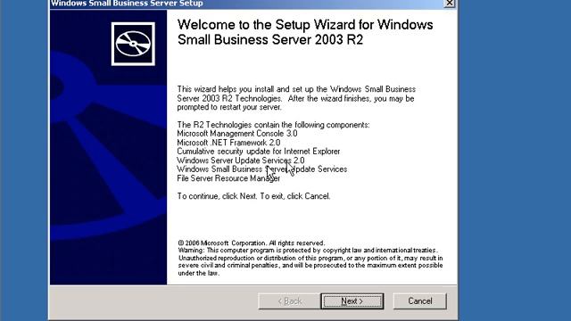 SBS 2003 Installation Part 4 смотреть онлайн