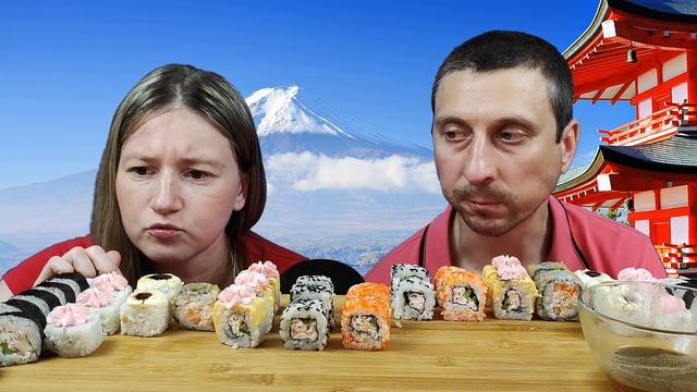 МУКБАНГ РОЛЛЫ | MUKBANG ROLLS #rolls #mukbang #asmrrussia #мукбанг #роллы