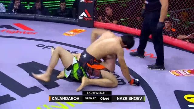 Адиб Назришоев VS Нозим Каландаров | OPEN FC 35 смотреть онлайн