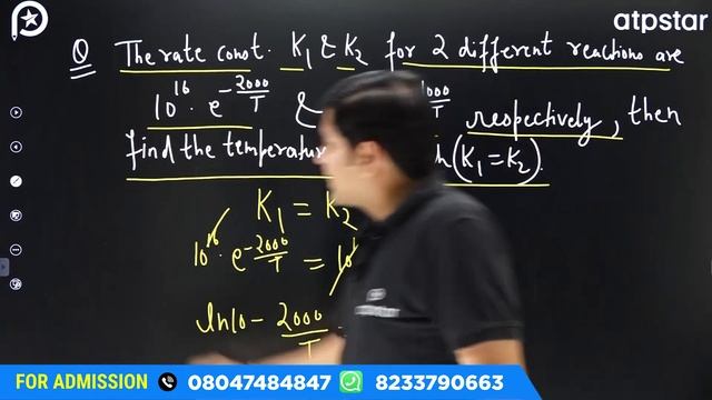Arrhenius equation : Chemical kinetics | Most Important Questions | NEET 2022 Chemistry | ATP STAR смотреть онлайн