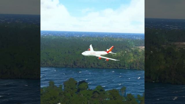 Dangerous Landings!!! Boeing 747 AIR INDIA Landing At Mumbai International Airport Mfs2020