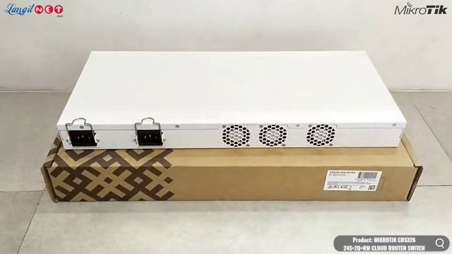 MIKROTIK CRS326 24S+2Q+RM CLOUD ROUTER SWITCH - (92739) смотреть онлайн