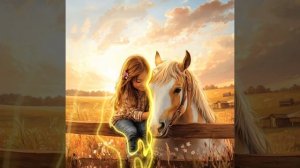 Самое милое видео про девочку и лошадь..