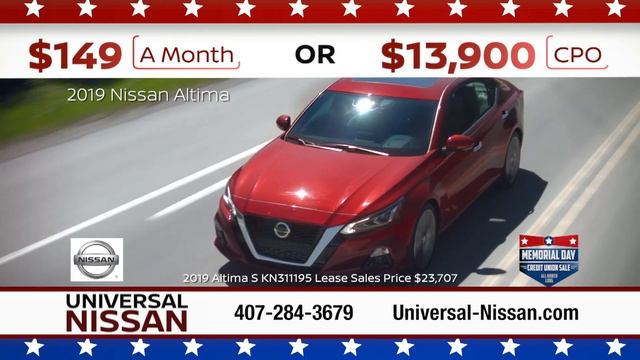 Universal Nissan - Memorial Day Credit Union Sale! смотреть онлайн