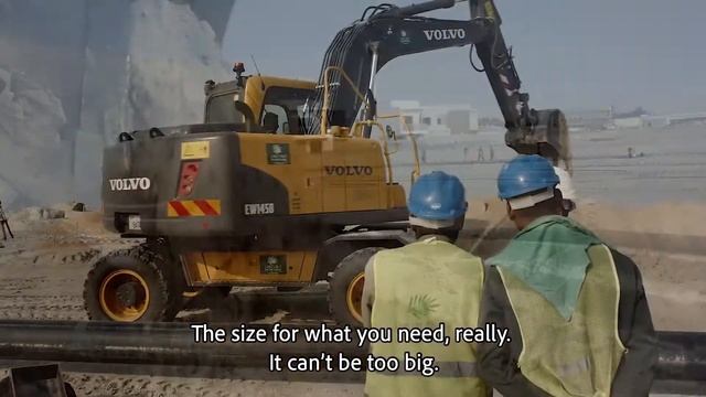 The Volvo Excavator EW 145B смотреть онлайн