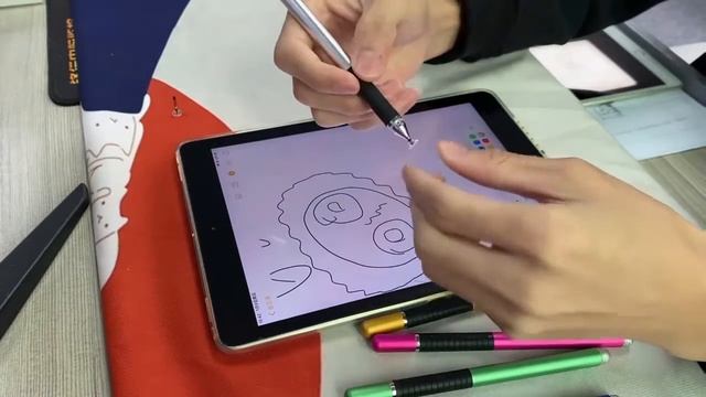 Universal Stylus Pen Capacitive Touch Pen Screen Devices With a various of colors смотреть онлайн