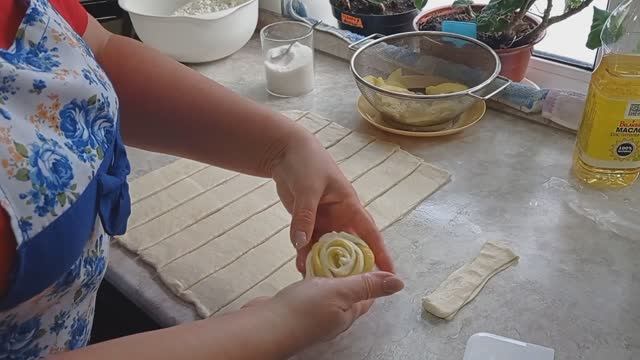 Покупки. Муж пристыдил, а мне надо 🤣. Розочки с яблоками. Пирог с ТВОРОГОМ. смотреть онлайн