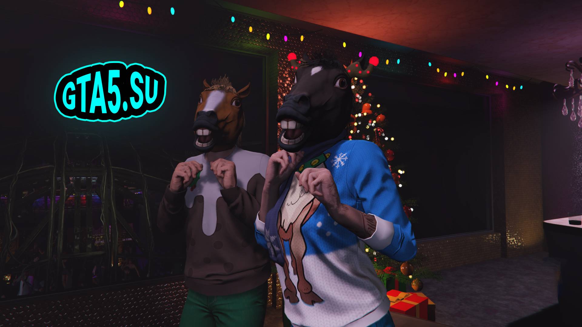 Северное сияние и мороз в GTA 5 Online смотреть онлайн