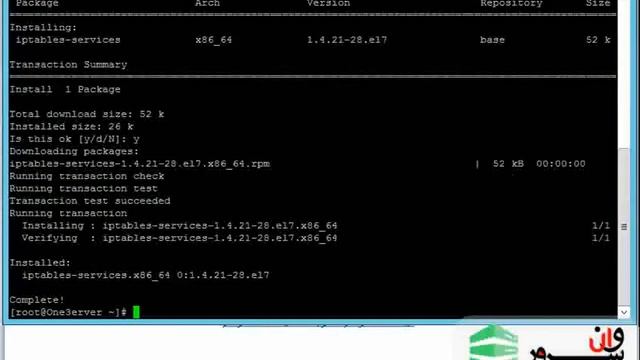 آموزش نصب Iptables در CentOS 7 смотреть онлайн