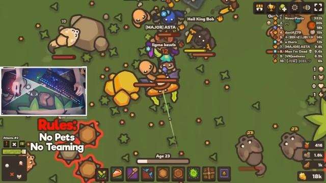 Taming.io Speedrunner VS 100 Assassins | Taming Io Manhunt |