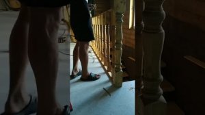 Крепление балясин к перилам,  своими руками.