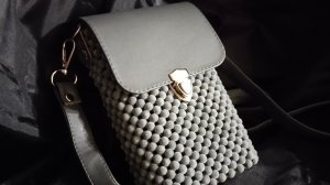 Сумочка из бархатных бусин 👛