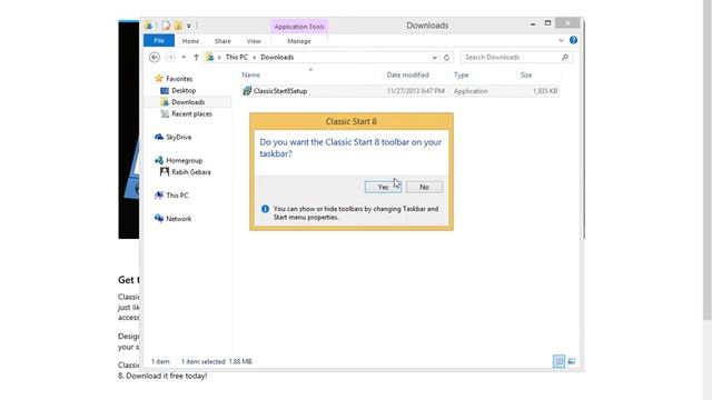 lesson02 windows 8 1 Classic Start Menu 01 смотреть онлайн