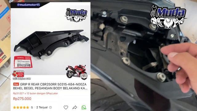 Convert body belakang CBR250RR MY 2023 dipasang ke CBR 250 yang lama 2017? 🤔 rear cowl buntut смотреть онлайн