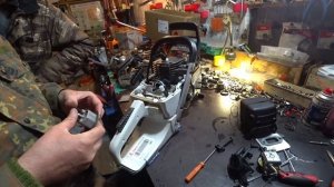 Бензопила ZimAni 365PRO с цпг titan на диагностике // Аналог Husqvarna 365