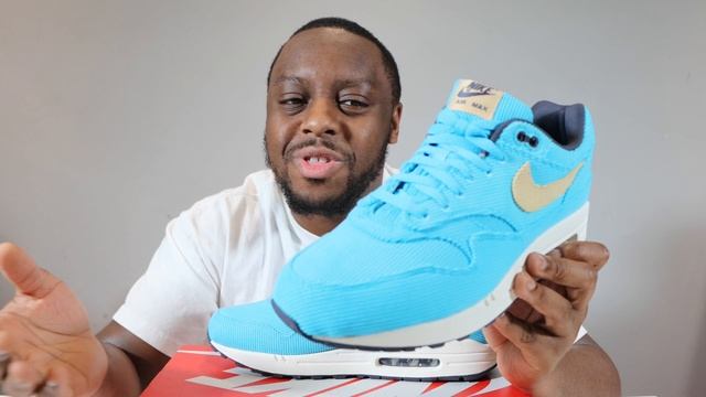 Air Max 1 Premium Corduroy Baltic Blue On Foot Sneaker Review QuickSchopes 488 Schopes FB8915 400 смотреть онлайн