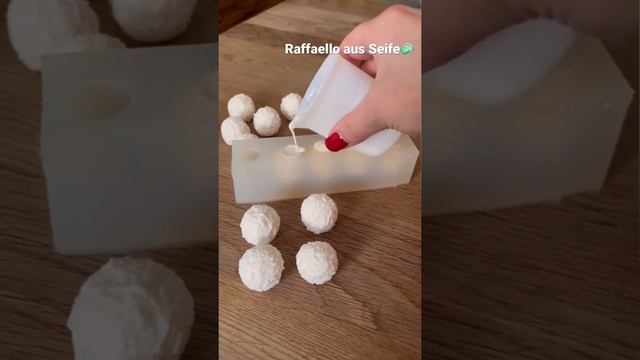 Raffaello handmade Form, Seife, Soap, Silikon Form, раффаелло из Мыла, силиконовая форма смотреть онлайн