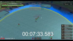How Fast Can Gravity v2 Solo Easy Raids? - King Legacy