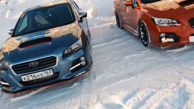 Зимняя встреча владельцев Subaru Levorg