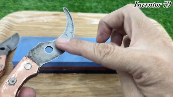 Amazing Method to Sharpen Pruning Shears To Razor Sharp In 5 minutes ✨
