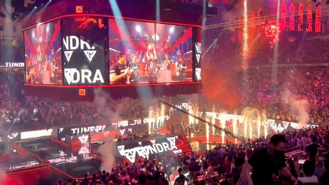 TUNDRA WINNING MOMENT IN SINGAPORE INDOOR STADIUM (DOTA 2 THE INTERNATIONAL 2022 TI11 GRAND FINALS)