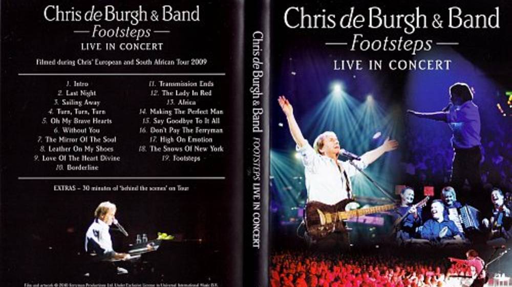 Chris de Burgh & Band - Footsteps - Live In Concert (2009) смотреть онлайн