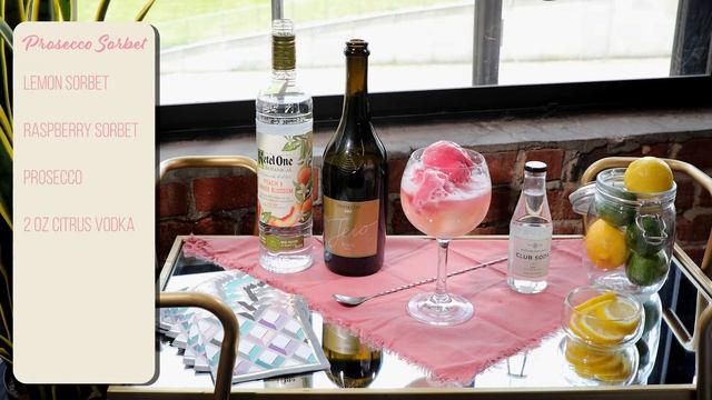Springtime Prosecco Sorbet