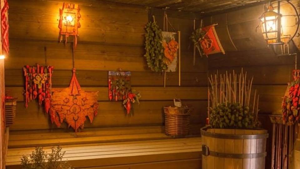 Красотища в русской бане