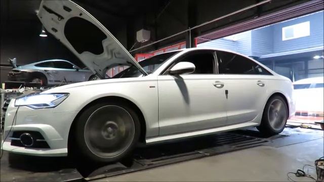 AUDI A6 40TDI Quattro Dyno Test смотреть онлайн