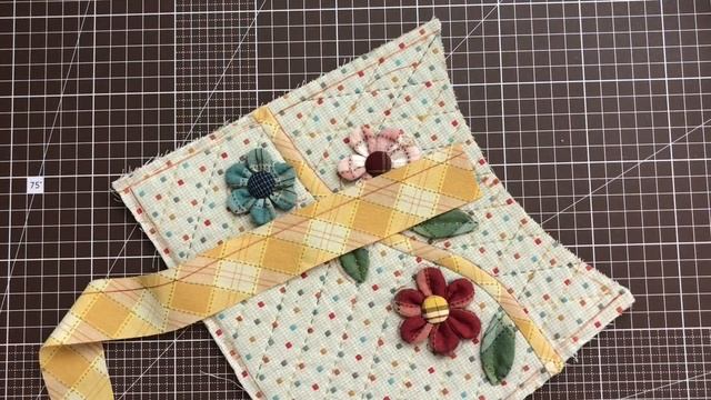 퀼트 No.023 꽃장식 가방(Quilt flower decorative bag), 퀼트가방만들기, How to make смотреть онлайн