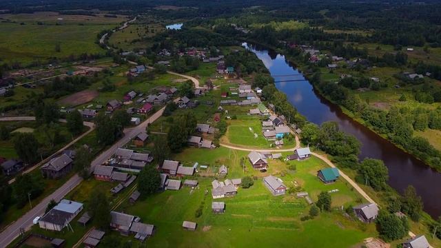 Полёты над деревней Перелучи. DJI Mavic Mini. смотреть онлайн