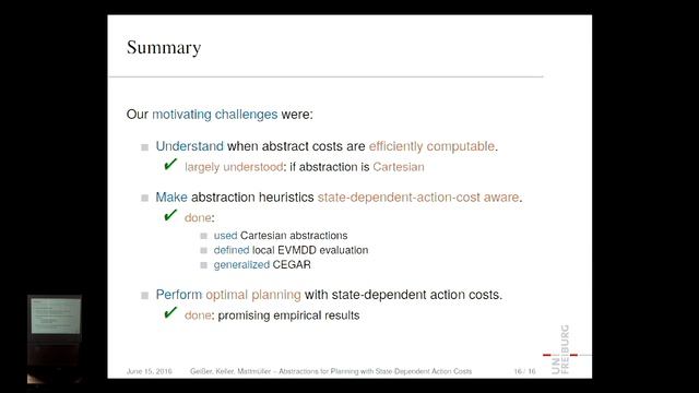 ICAPS 2016: Classical Planning (Session 1a) смотреть онлайн