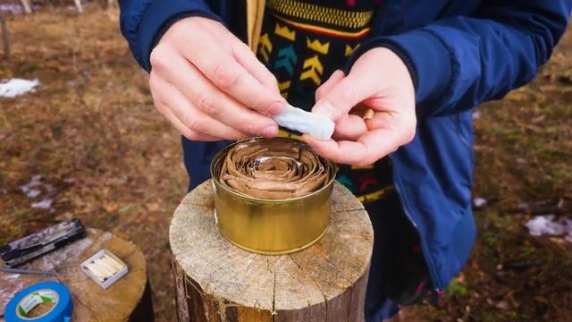 Как сделать горелку своими руками ( окопная свеча ) смотреть онлайн